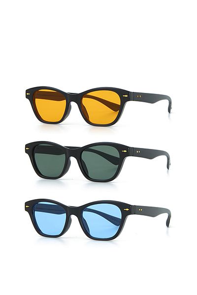 Rams Unisex Set of 3 Cat Eye Gökçesi Sun Watcher