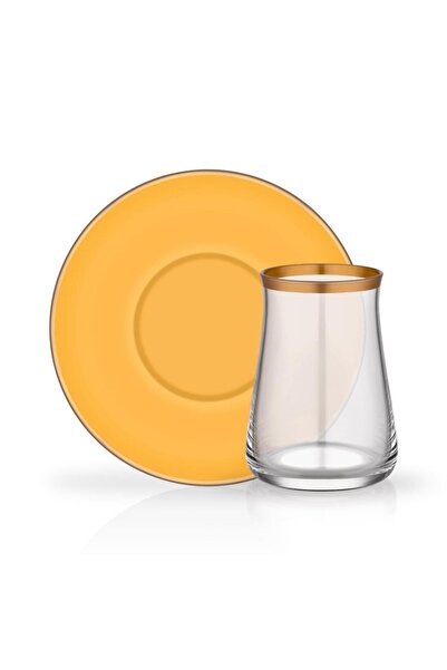 Glore Set de ceai galben pentru 6 persoane