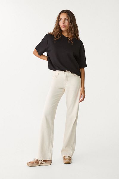 Stradivarius D92 straight wide jeans