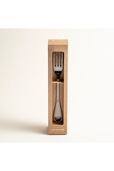 Zsa Zsa Zsu Dume Çelik Yemek Çatalı 3x23x0.3 Cm Mat Antrasıt