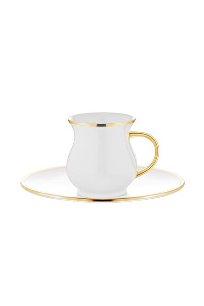 Glore İstanbul Altın 6 Kişilik Türk Kahvesi Fincanı