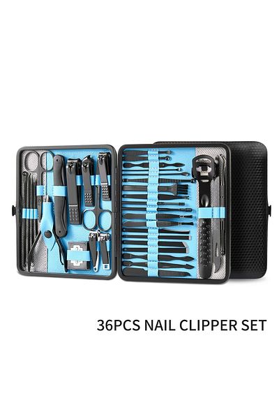 Arzu Güzel Cosmetics Professional 36 Piece Nail Care Set in Special Box Personal Care Set Hand Foot Care Set