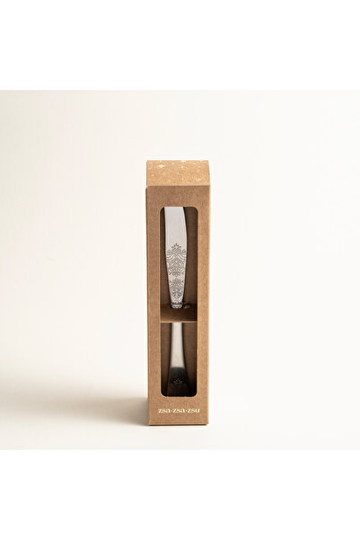 Zsa Zsa Zsu Dume Çelik Tatlı Bıçağı 2x20x0.2 Cm Mat Gümüş