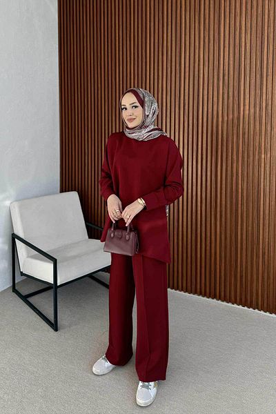 Melike Tatar 68-6161 Model Claret Red Dumbbell Basic Set