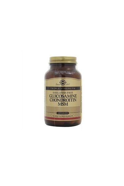 Solgar Glukosamine and Chondroitin Supplement - MSM 60 Tablets