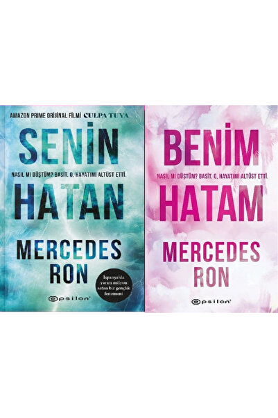 Epsilon Yayınevi Senin Hatan + Benim Hatam 2 Kitap Set - Mercedes RON