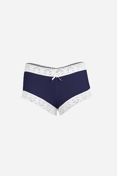 Akbeniz Navy Blue Γυναικείο Boxer - Βαμβακερό Σετ 2 40277
