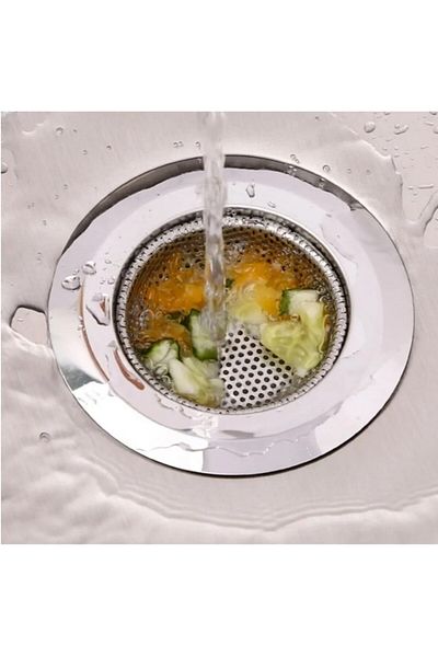 UYT LİFE 11.5 cm Large Size Stainless Steel Sink Strainer - 2 Pcs Sink Strainer