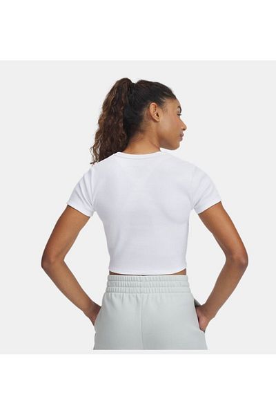 Under Armour Women's Ua Rival Rib Baby Tee T-Shirt 6000264 -100