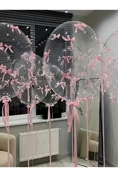 party mix Transparent Balloon |   Bow Balloon |   Balloon Ribbon |   Transpar...