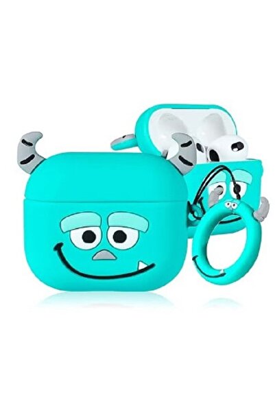 Primo Plus Silicone Cartoon Case Cover For Apple AirPods Pro Turquoise