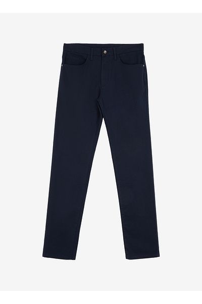 ALTINYILDIZ CLASSICS Six-star Classics Normal Waist Slim Fit Ανδρικό παντελόνι Navy Blue ACE012510183_PANT 5 POCKET
