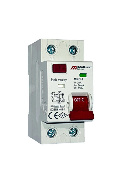 Mutlusan 2X25 30MA Kaçak Akım Koruma Rölesi