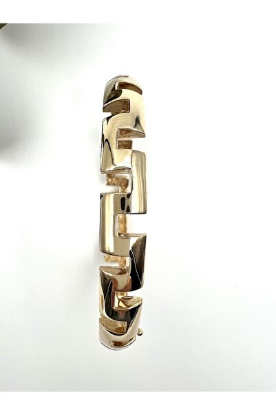 HZ LORA 14 Ayar Altın Kadın Sade Kelepçe Bilezik-9,98