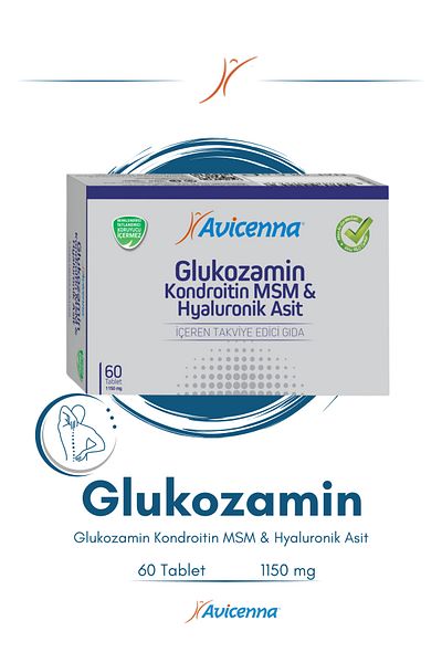 Avicenna Glucosamine Glucosamine Condosamine Msm & Hyaluronic Acid - 60 Tablets