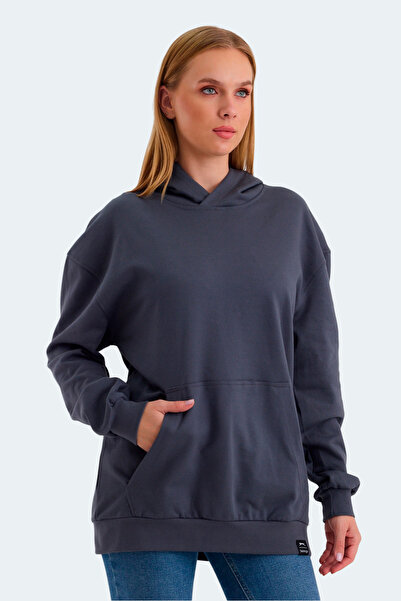 Slazenger Violence Women's Sweatshirt Dark Gray