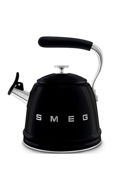 SMEG 50's Style Black Pressurized Set Top 2.3 Lt Kettle