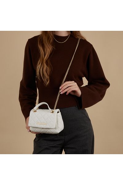 Valentino Bags Weiße Umhängetasche „Ocarina“ VBS3KK05RBIANCO