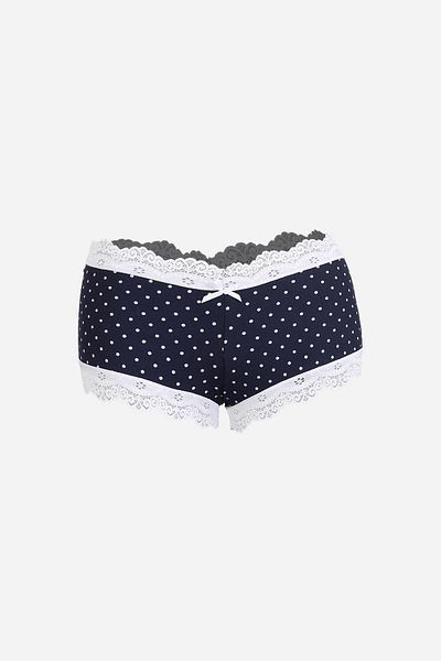 Akbeniz Navy Blue Γυναικείο Σετ Boxer 2 - Cotton 40279