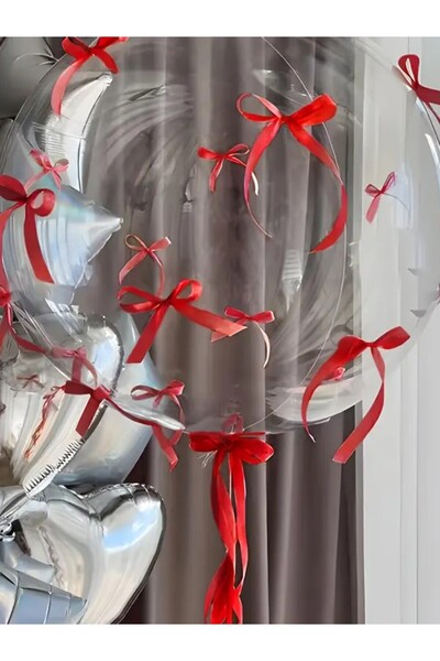 party mix Transparent Balloon |   Bow Balloon |   Balloon Ribbon |   Transpar...