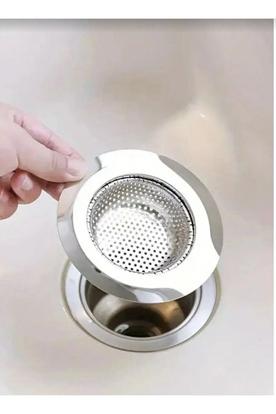 UYT LİFE 9 cm Stainless Steel - Kitchen Sink Strainer & Drain Stopper