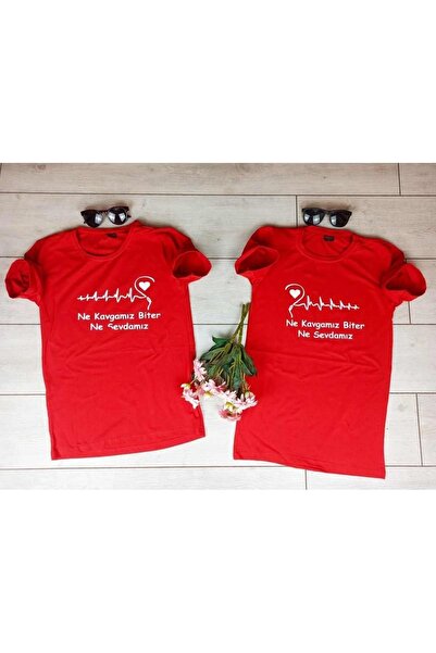 JENOLAN 2-Piece Lover's Combination We Will Never Stop Loving Printed T-Shirt...