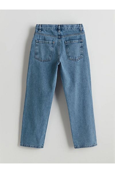 LC Waikiki Lcw Kids Boy's Jeans Trousers with Adjustable Elastic Waist