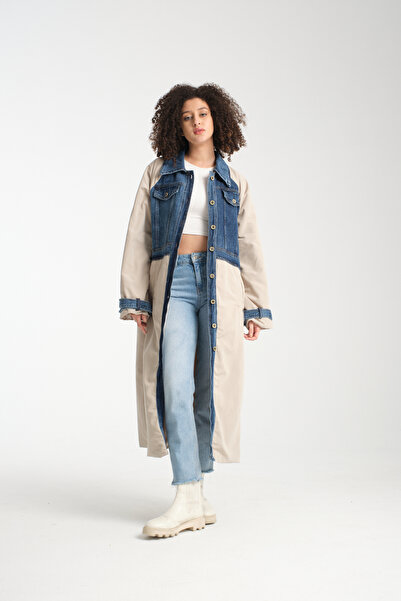 Rodi Kadın Denim Trençkot 1076