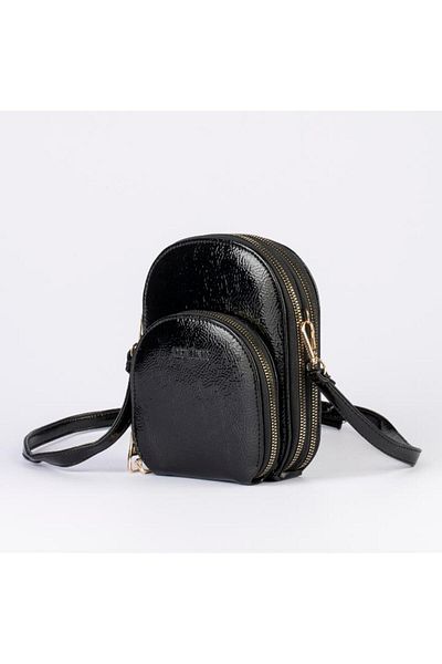 Armine Black Patent Leather 384 Women's Bag