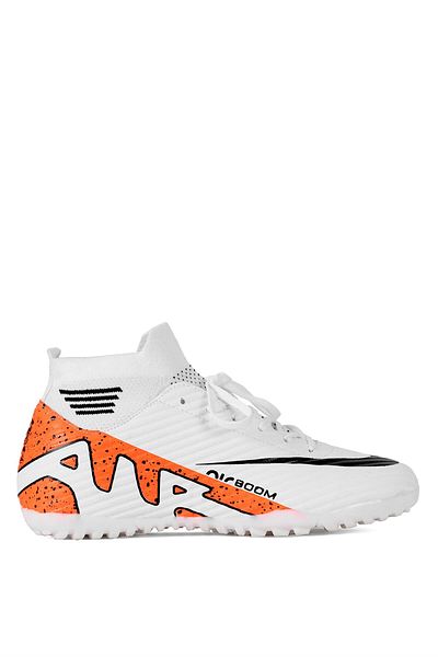 LALİGA Laliga Air 565 Men's Socks Astroturf Field Shoes White - Orange