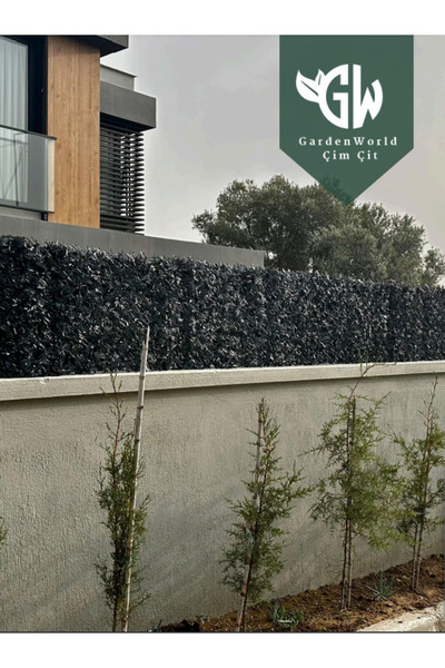 Hat Tel Çit ANTRASİT 120 cm x 5 metre çim çit çimli çit bahçe çiti