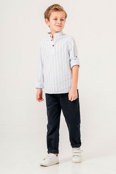 Gold Class Kidswear Half Button 2 Piece Boy's Shirt Suit