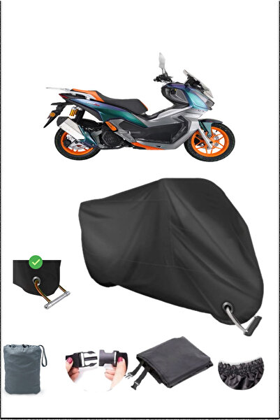 Breen قماش مشمع أسود من أرورا ماكس-تيزي متين متوافق مع القفل متين ومقاوم للما...