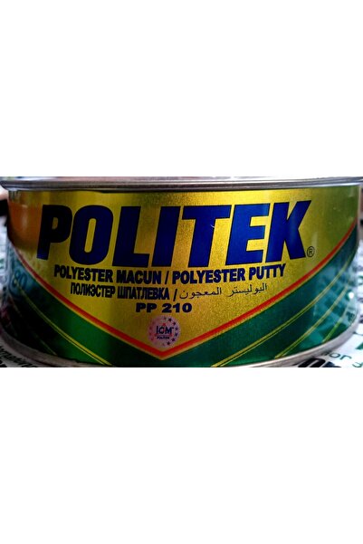 Politek POLİTEK POLYESTER MACUN 1,000 GR SARI RENK PP210+PLASTİK ÇELİK