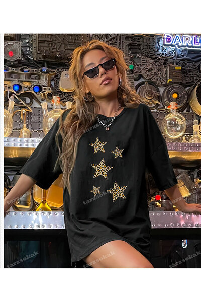 Tarzsokak Звезди с леопардов принт