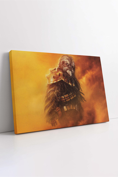 KOSS Dijital Διακοσμητικός πίνακας σε καμβά με αφίσα ταινίας Star Wars Black ...