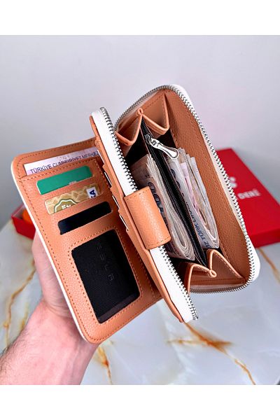 patideri Soft Women's Wallet - Zippered Magnet