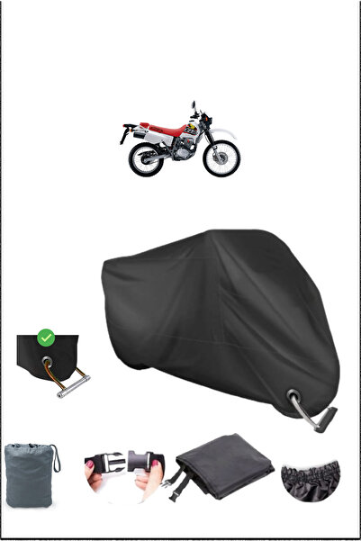 Breen Black Honda Xlr125 Durable Lock Compatible Waterproof Motorcycle Tarpaulin