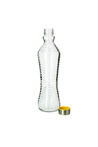 DELCASA DC1268 1000ML Glass Water Bottle - Portable Cap