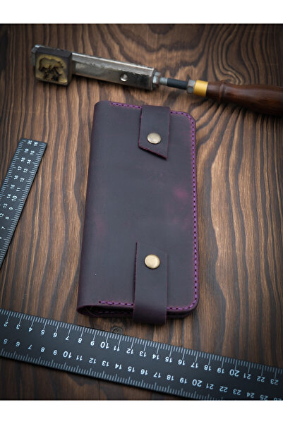 MY Leather Immertel Hakiki Deri El Yapımı Unisex Cüzdan