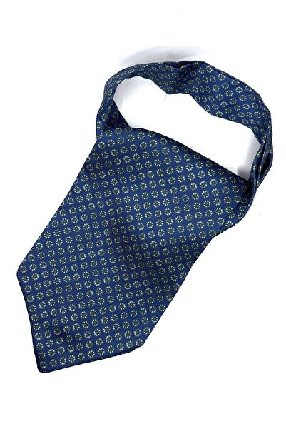 La Pescara Синій мотив візерунок чоловічий шарф K456