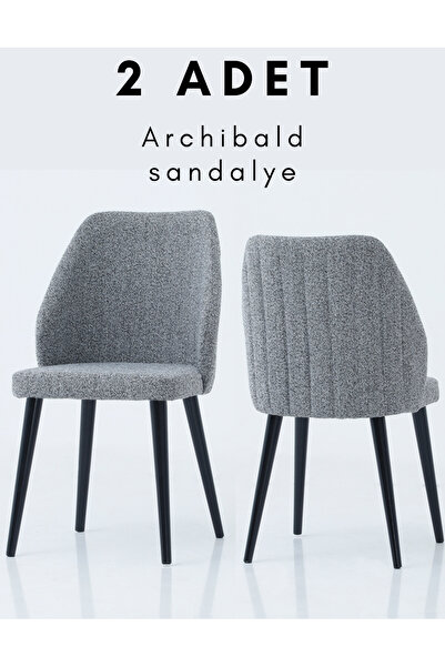 FHD FABRİSYA HOME DESİGN 2 adet archibald buklet sandalye, mutfak sandalyesi,...
