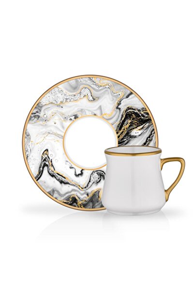 Glore MARBLE 1 KİŞİLİK TÜRK KAHVESİ FİNCANI