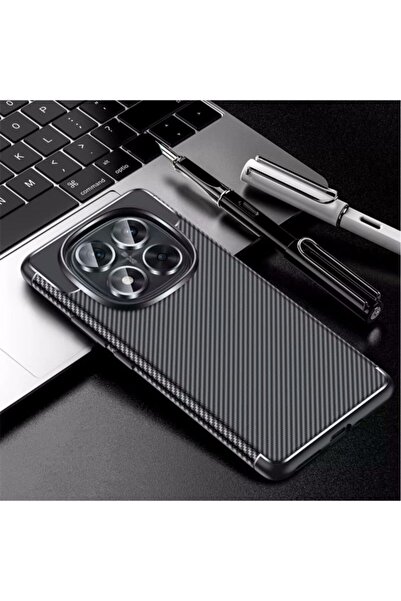 UnDePlus Xiaomi Redmi Note 14 Pro 4g Case Carbon Silicone Case Cover