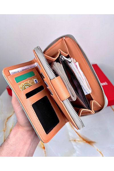 patideri Soft Women's Wallet - Zippered Magnet