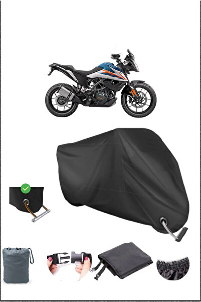 Breen قماش مشمع أسود للدراجات النارية Ktm 250adventure متين متوافق مع القفل المقاوم للماء متوافق مع قفل الدراجة النارية