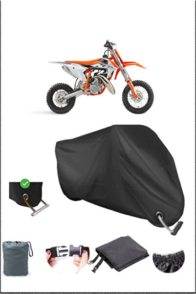 Breen قماش القنب الأسود Ktm 50sx المتين المتوافق مع قفل الدراجة النارية المقا...