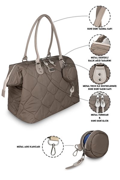 Stylo Millennium X Pro Team Women's Baby Care Backpack and Shoulder Bag