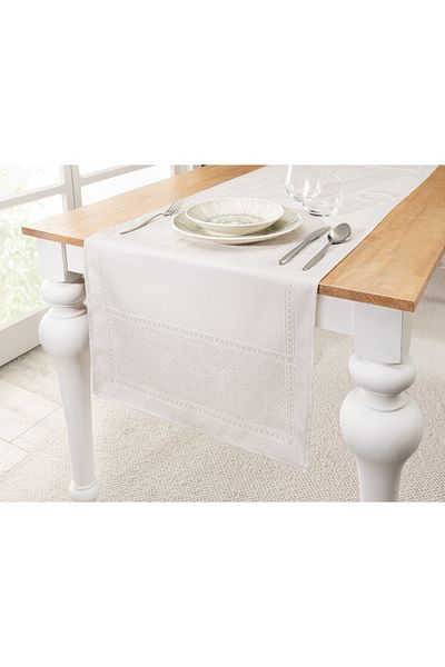 Madame Coco Light GrAy Moroccon Runner - 45x160 Cm