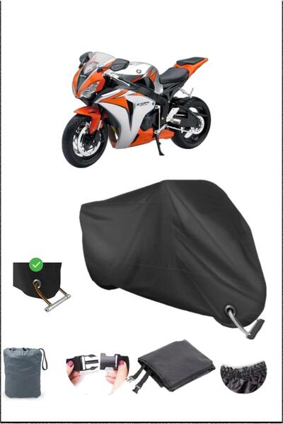 Breen Black Honda Cbr1000Rr Durable Lock Compatible Waterproof Motorcycle Tar...